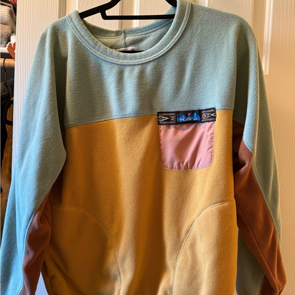 Kavu Colorblock Fleece Pullover